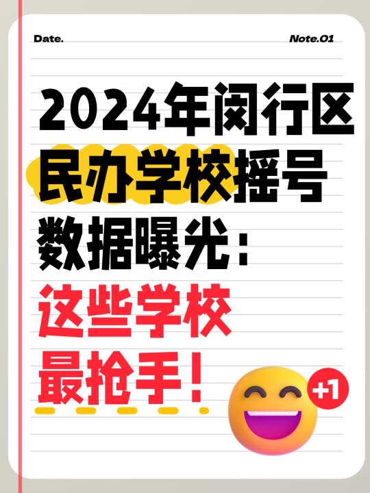 这些学校最抢手！闵行区民办摇号数据揭秘