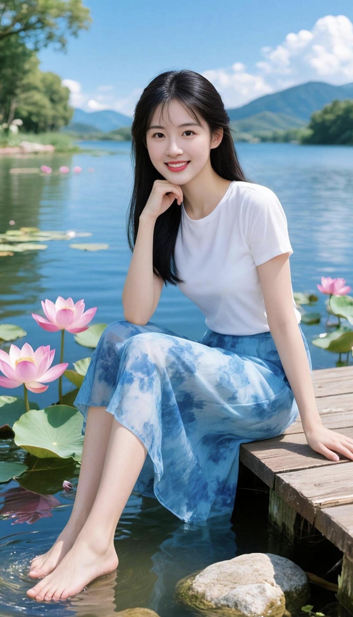 眼看荷花就要败，
莫名酸楚萦心怀。
再艳也难百日红，
…………………………
请你