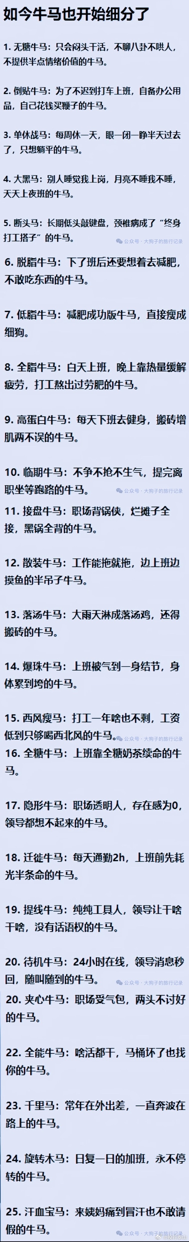 你是什么牛马？