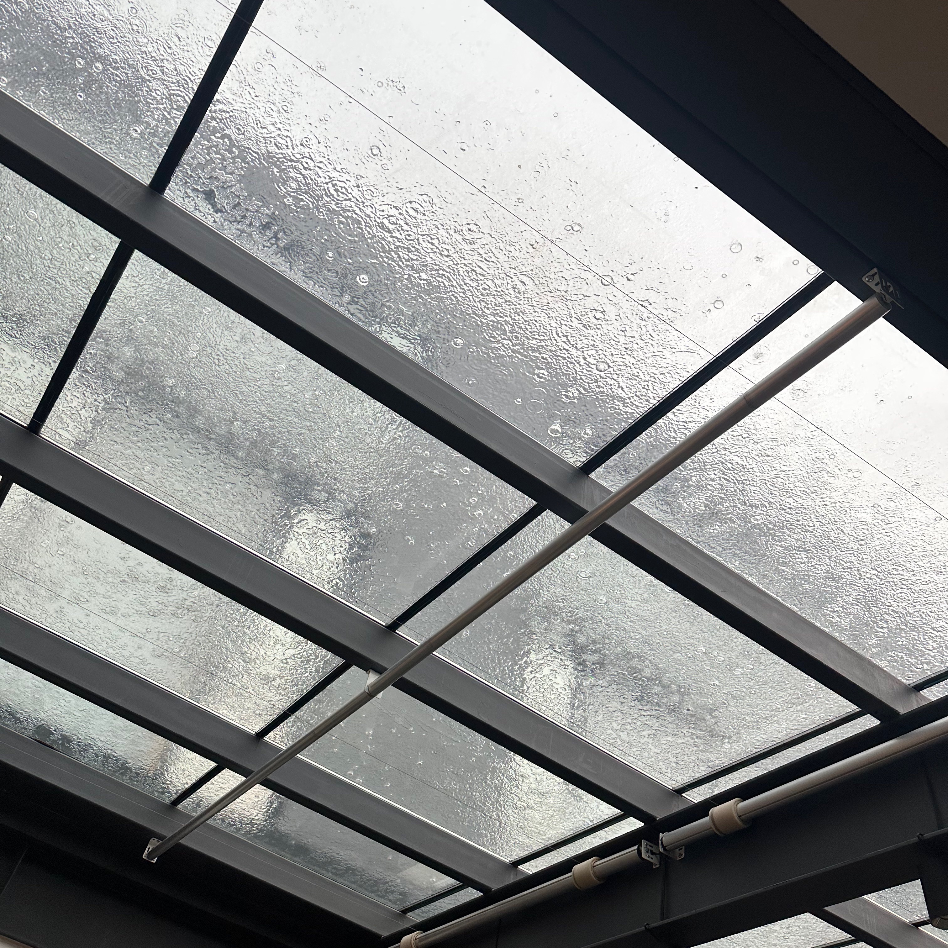北京八区雨强较大伴大风冰雹这北京的雨说下就下中午出门的时候，天气闷热的空气里都是