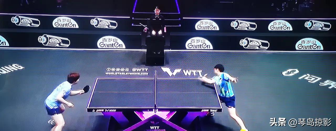 孙颖莎重庆冠军赛的比赛与巴奥决赛如出一辙。