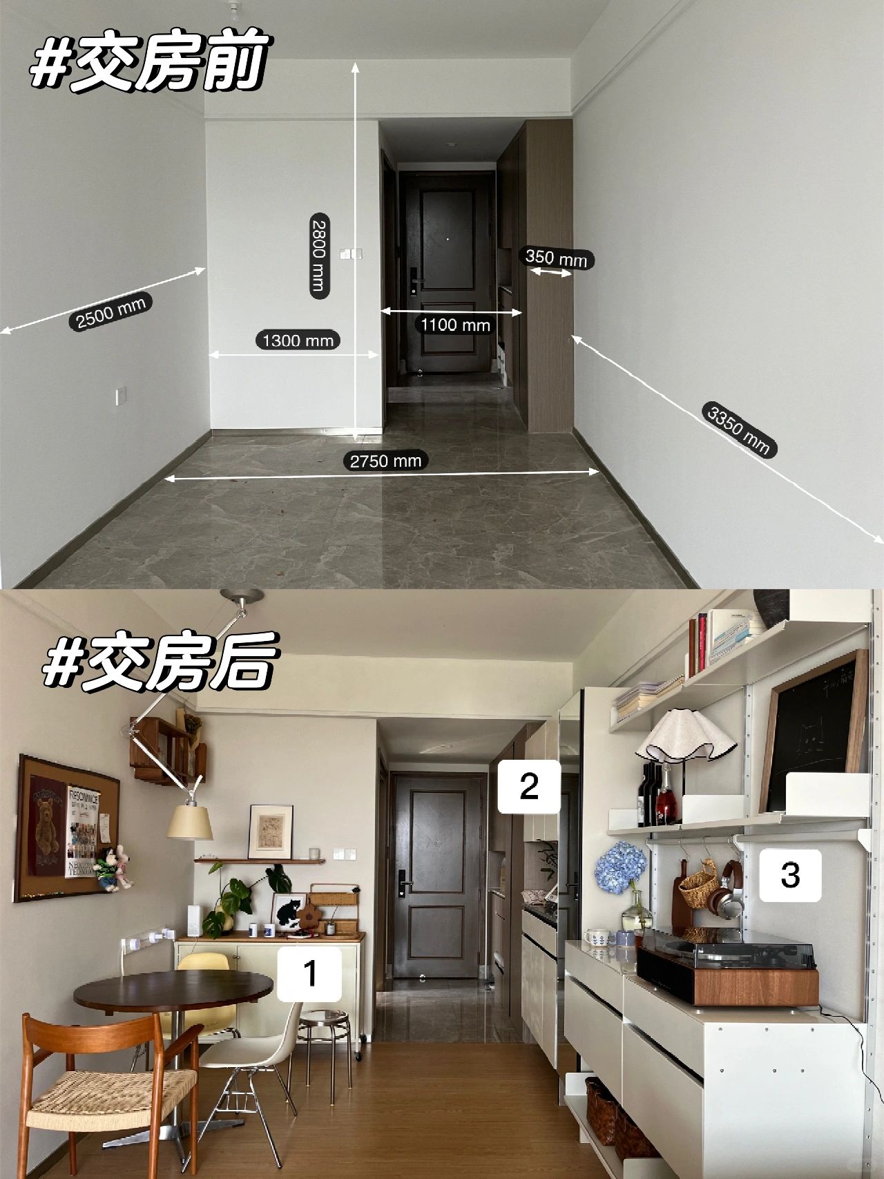 这么小的餐厅，我妈说你居然放了三个餐边柜❓