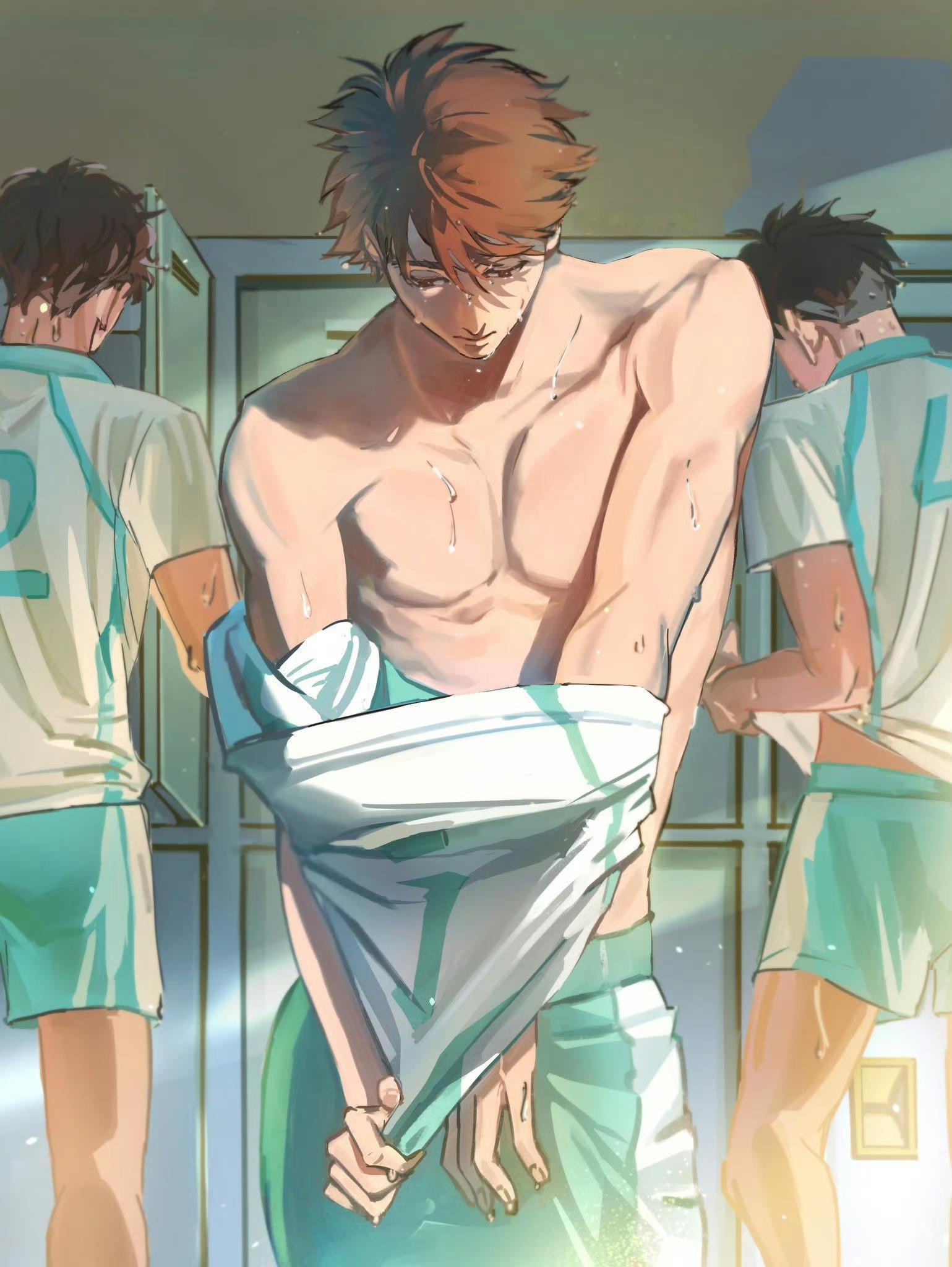 #排球少年##漫视界企划# 及川彻 训练后[awsl][awsl] cr：Wis