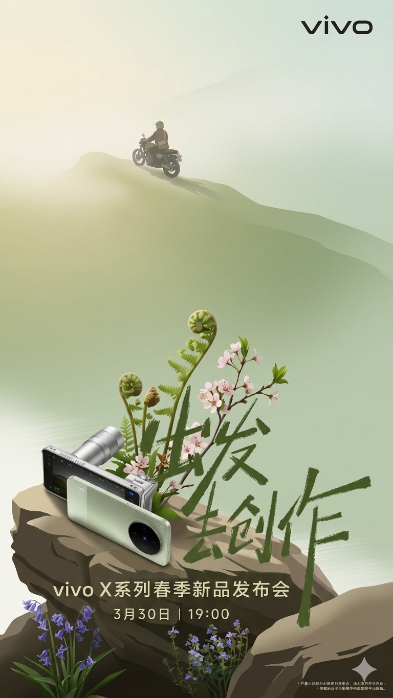 趁着春天，出发，去创作！蹲一个vivo 的春季发布会