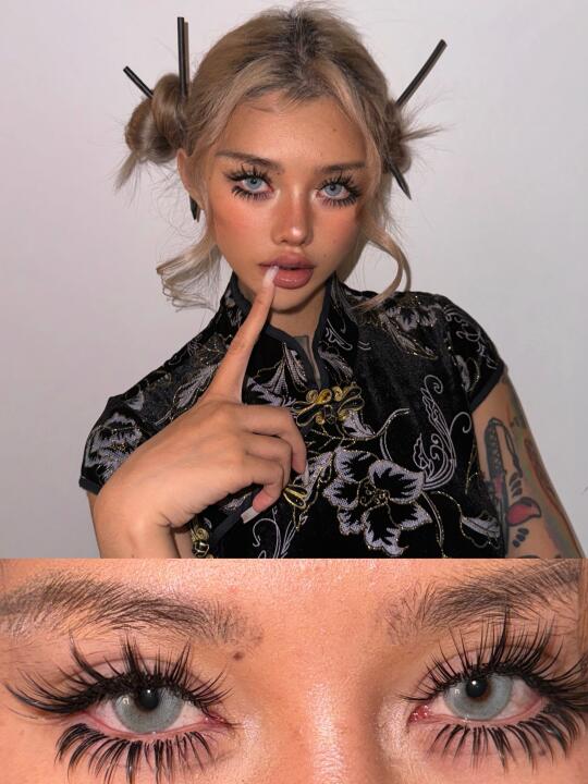 硬抗一个月都没掉的欧美睫毛——公式