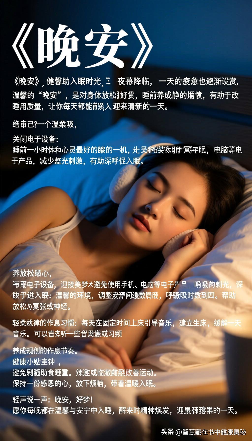 《晚安》——温馨的入眠时光晚安心语 晚安治愈图 晚安助眠小贴士晚安朋友圈美图 