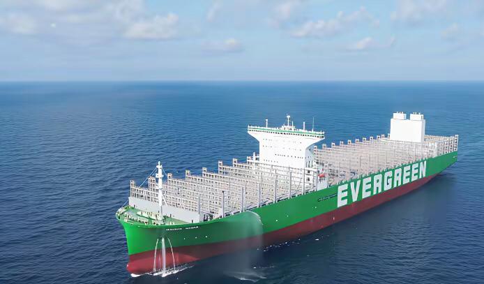 [呲牙]隶属于中国台湾长荣海运集团的“长荣号”货轮，长期以来扮演着为台湾地区运输