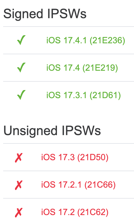 苹果开放了 iPhone XS 到 iPhone 13 系列机型的 iOS 17
