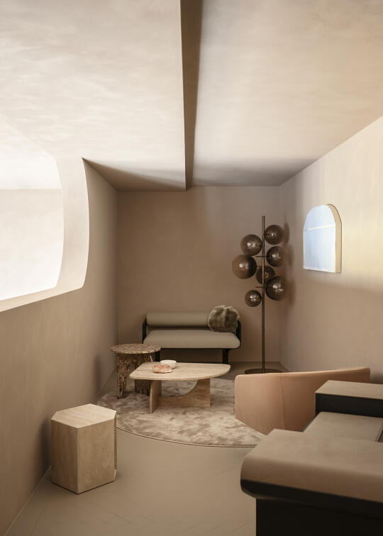 材质的温度⚪米兰流动感展厅的材质实验