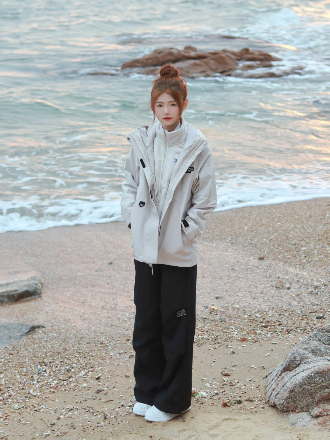 落日海边🌄🐚🌊🌊