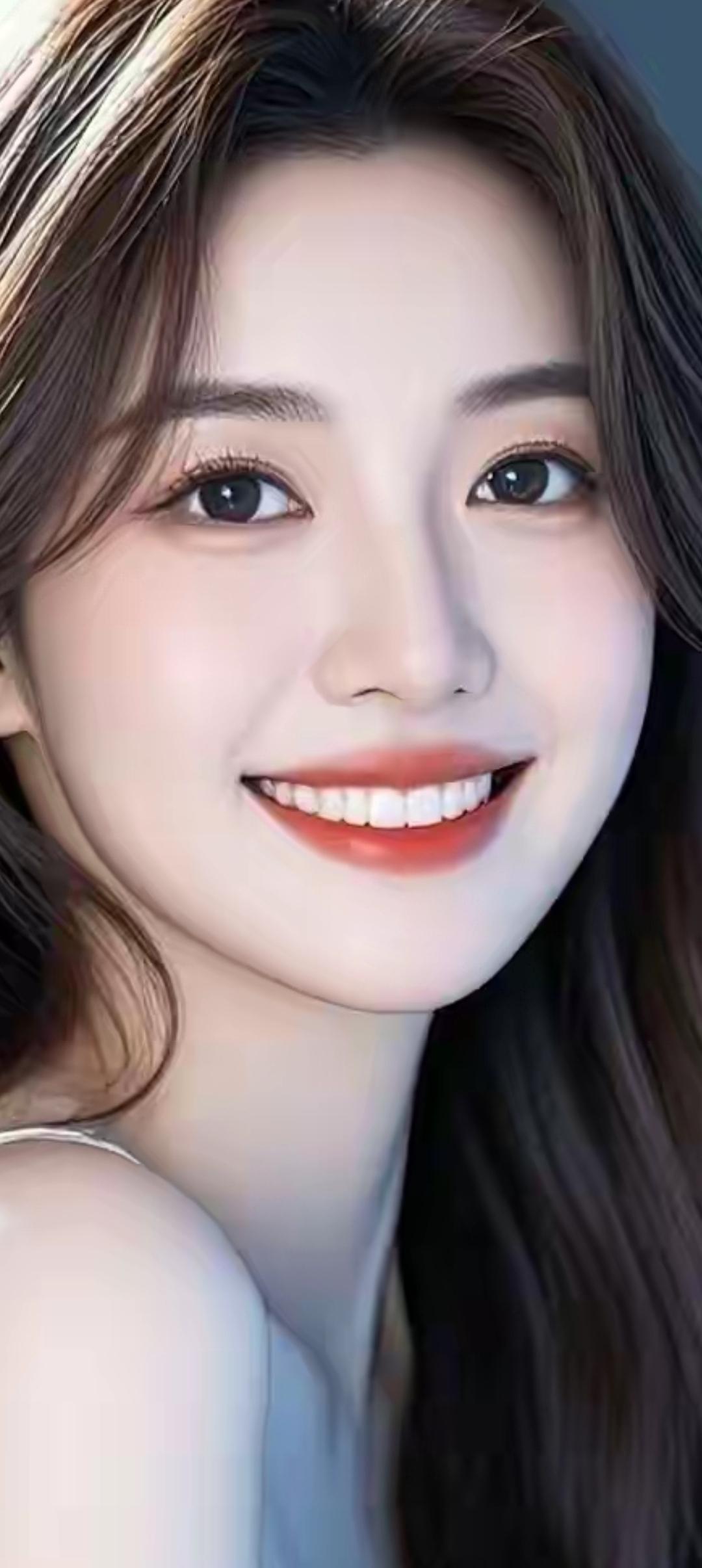 甜美笑容，元气满满，元气少女上线！😊✨