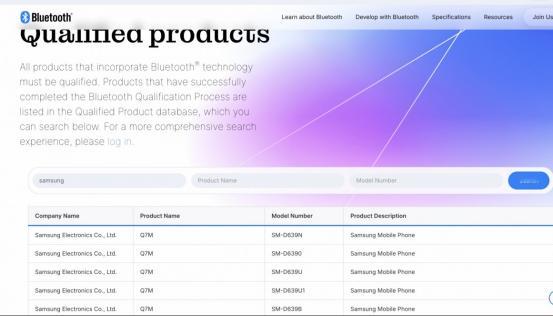 三星首款三折叠Galaxy Z TriFold已经通过Bluetooth SIG