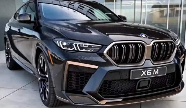 全新2026款宝马X6M，3.9秒破百+M xDrive四驱，过弯灵活不像大块头