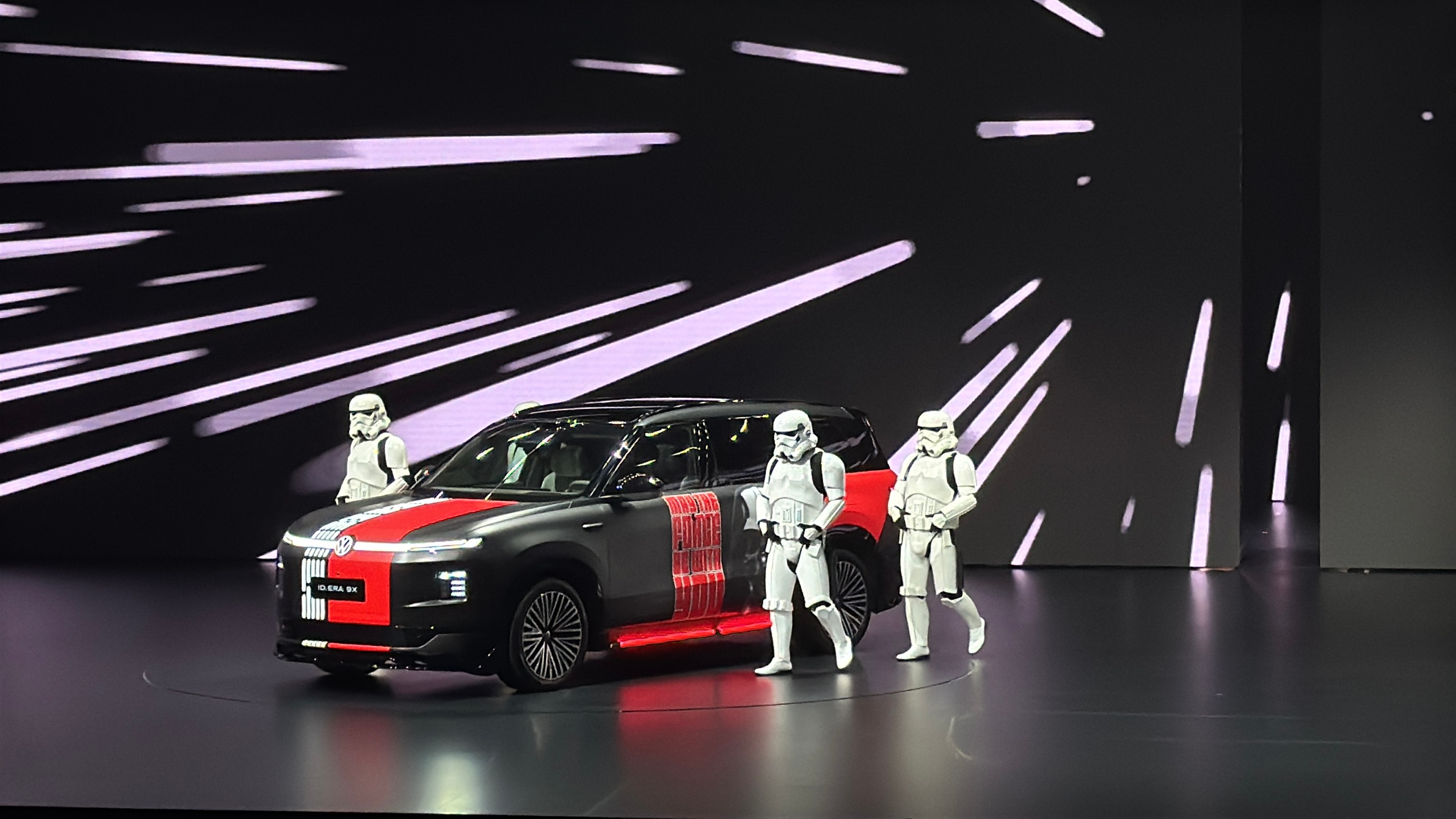 星球大战与上汽大众合作李楠说道李楠说道大v聊车星球大战IDERA9X预售发布会大