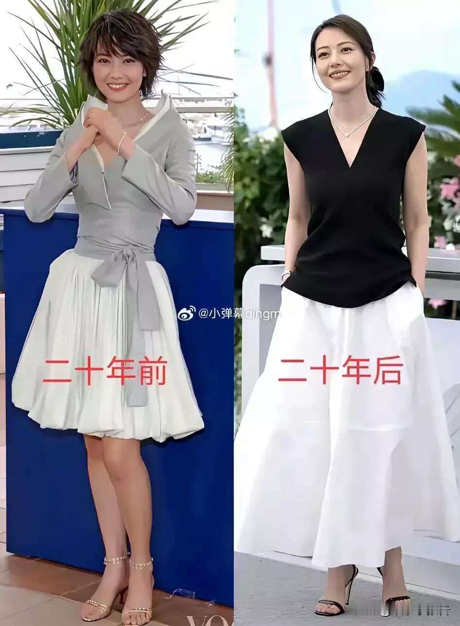 为啥女明星之前都很黑，现在都很白，感觉20年后的高圆圆更美了
