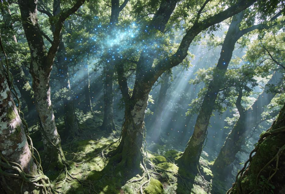 品读《山海经》504——《海内北经》氾林

原文：
昆仑虚南所，有氾林方三百里。