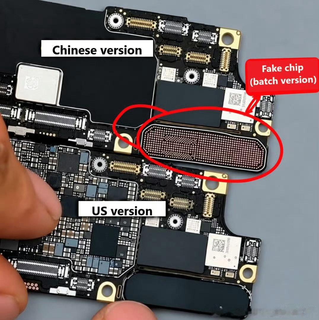 苹果是真的不把中国用户当上帝[笑cry]苹果Duo中国版被指偷工减料 ​​​