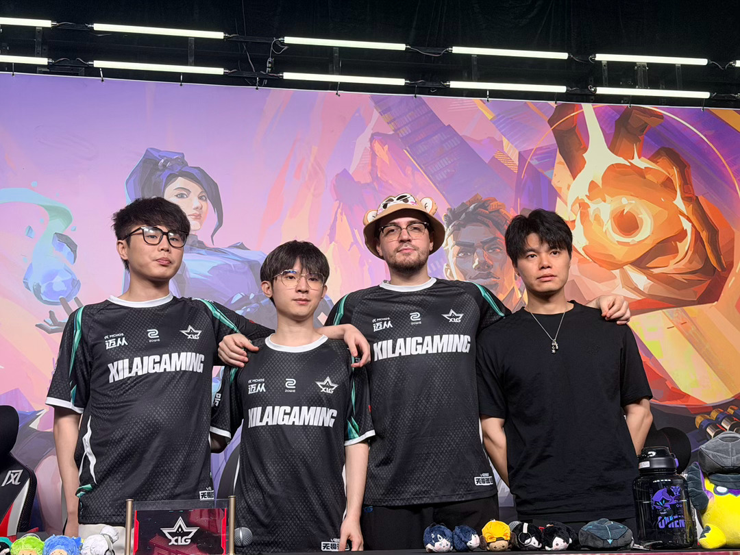 XLG电竞俱乐部  赛后发布会群访合照来啦下场加油！2026vctcn第二赛段v