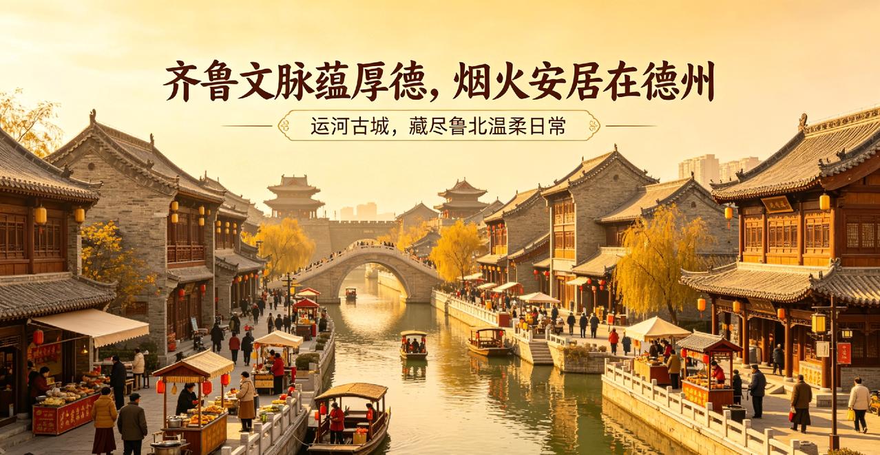 齐鲁文脉蕴厚德，烟火安居在德州
 

 
运河古城，藏尽鲁北温柔日常