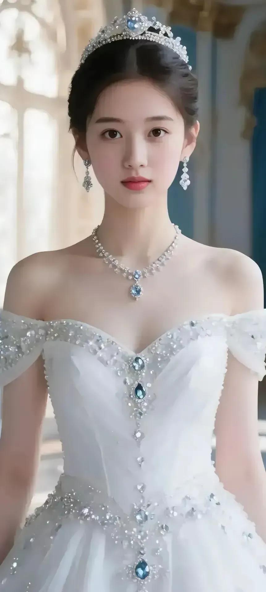 玉颜如花，珠光如梦。