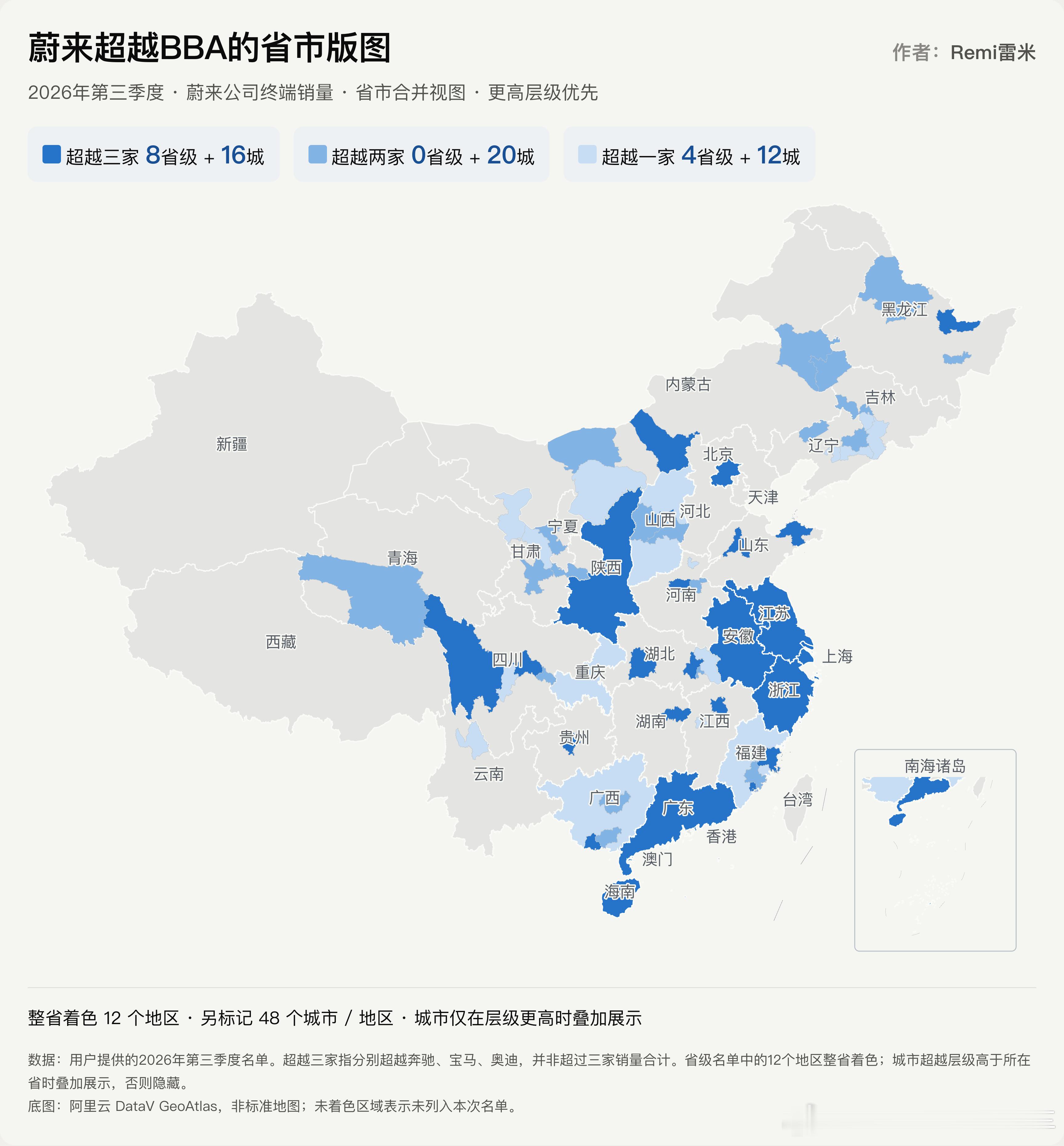 来自人民日报的肯定高端纯电跑出加速度蔚来Q3交付数据超过BBA这个现象正在逐步从