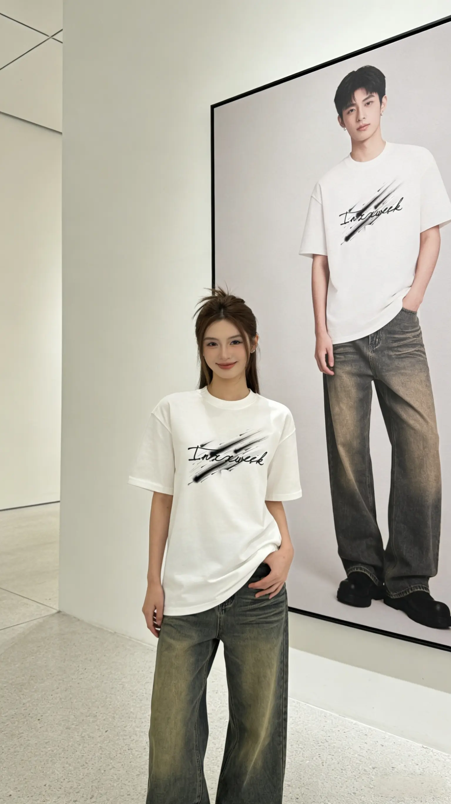 男生穿搭 纯棉t恤 夏季穿搭 美式复古 痞帅