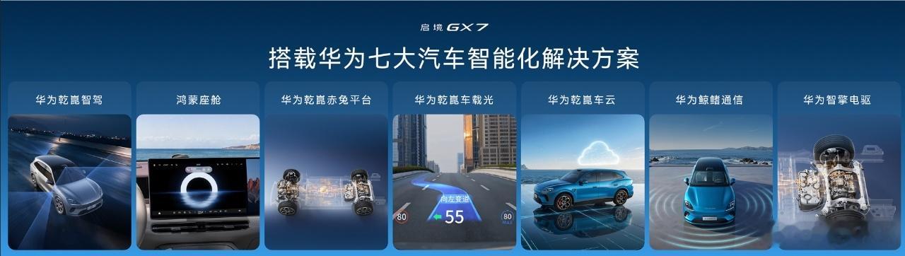 华为乾崑L3架构启境GX7预售什么叫配置拉满？启境GX7给出了答案。起步就搭载L