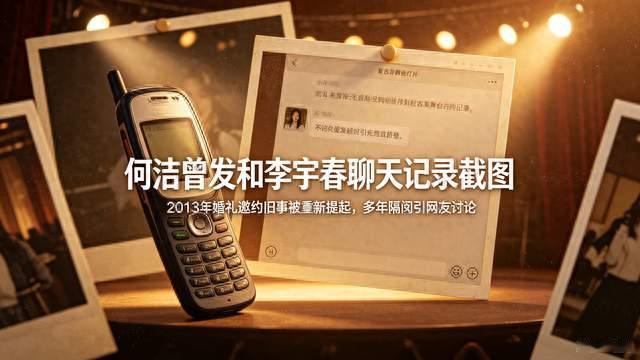 旧瓜再度翻红！何洁曾晒李宇春聊天截图自证，婚礼邀约成多年心结