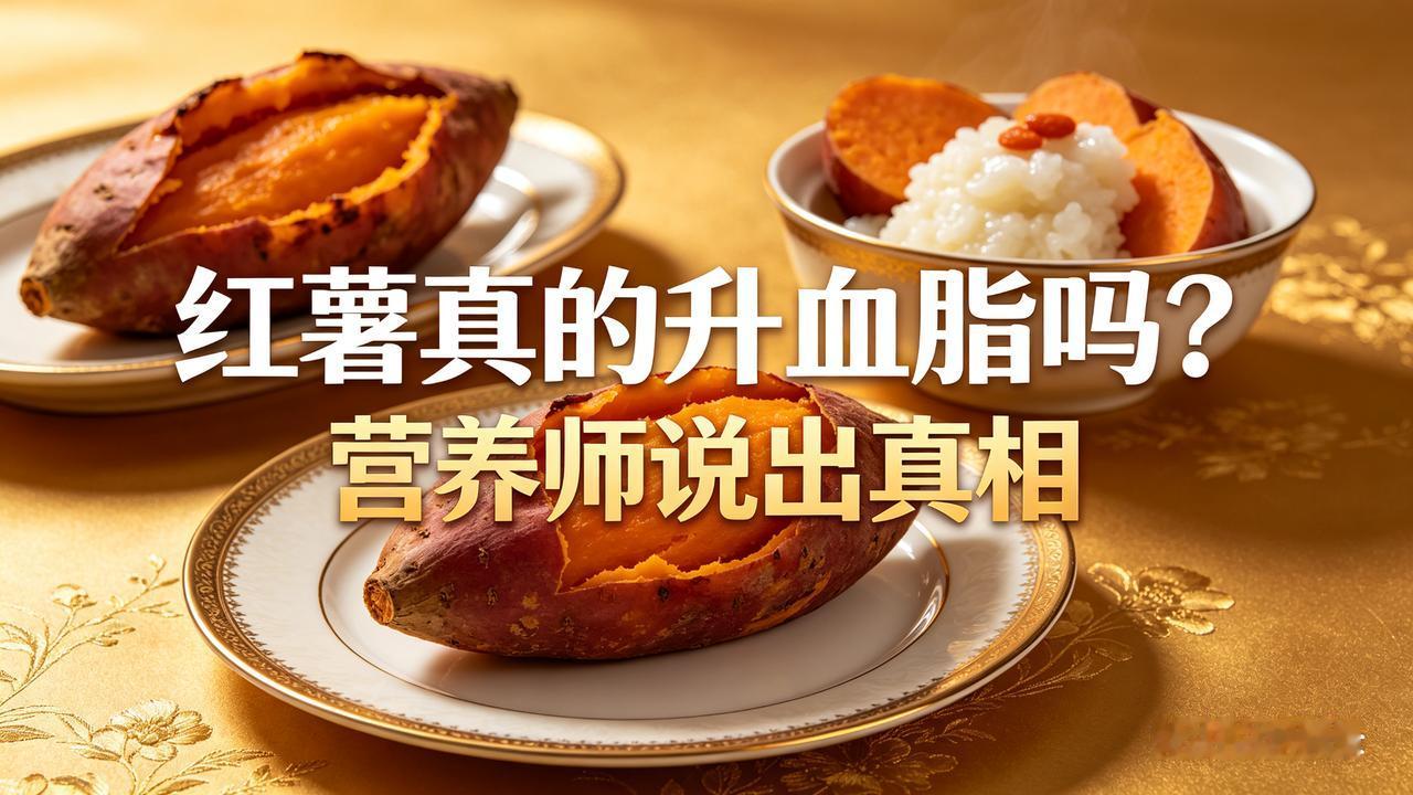 楼下张阿姨最近不敢吃红薯了，说邻居告诉她，红薯淀粉多，吃了血脂会越来越高。
我听