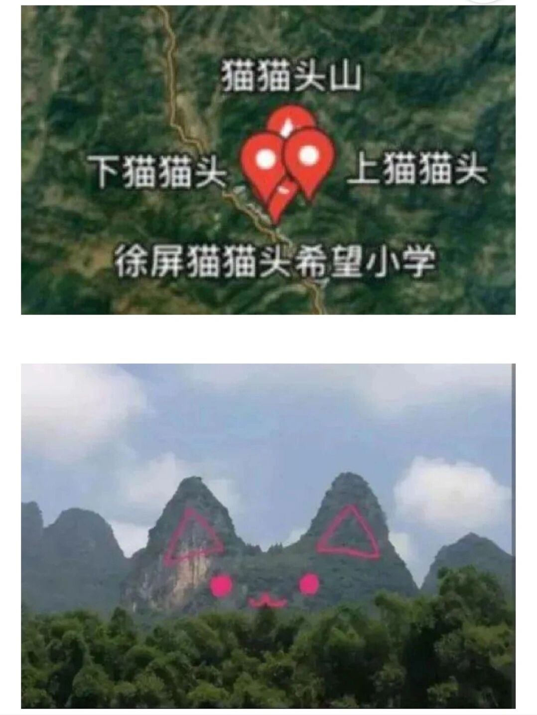 原来真的有猫猫头山[开学季] ​​​