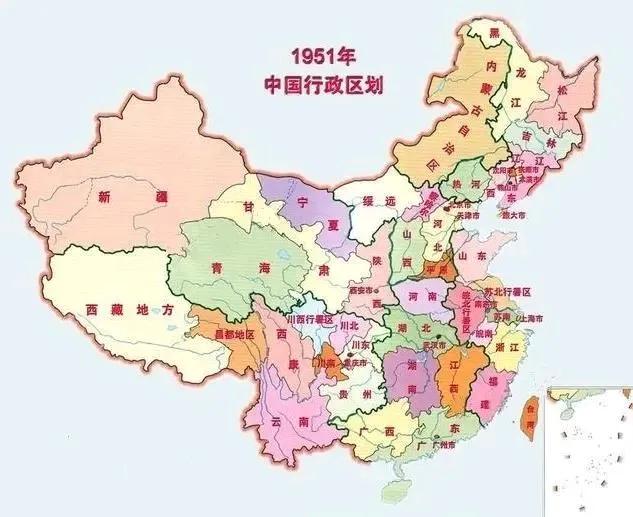 中国政区地图