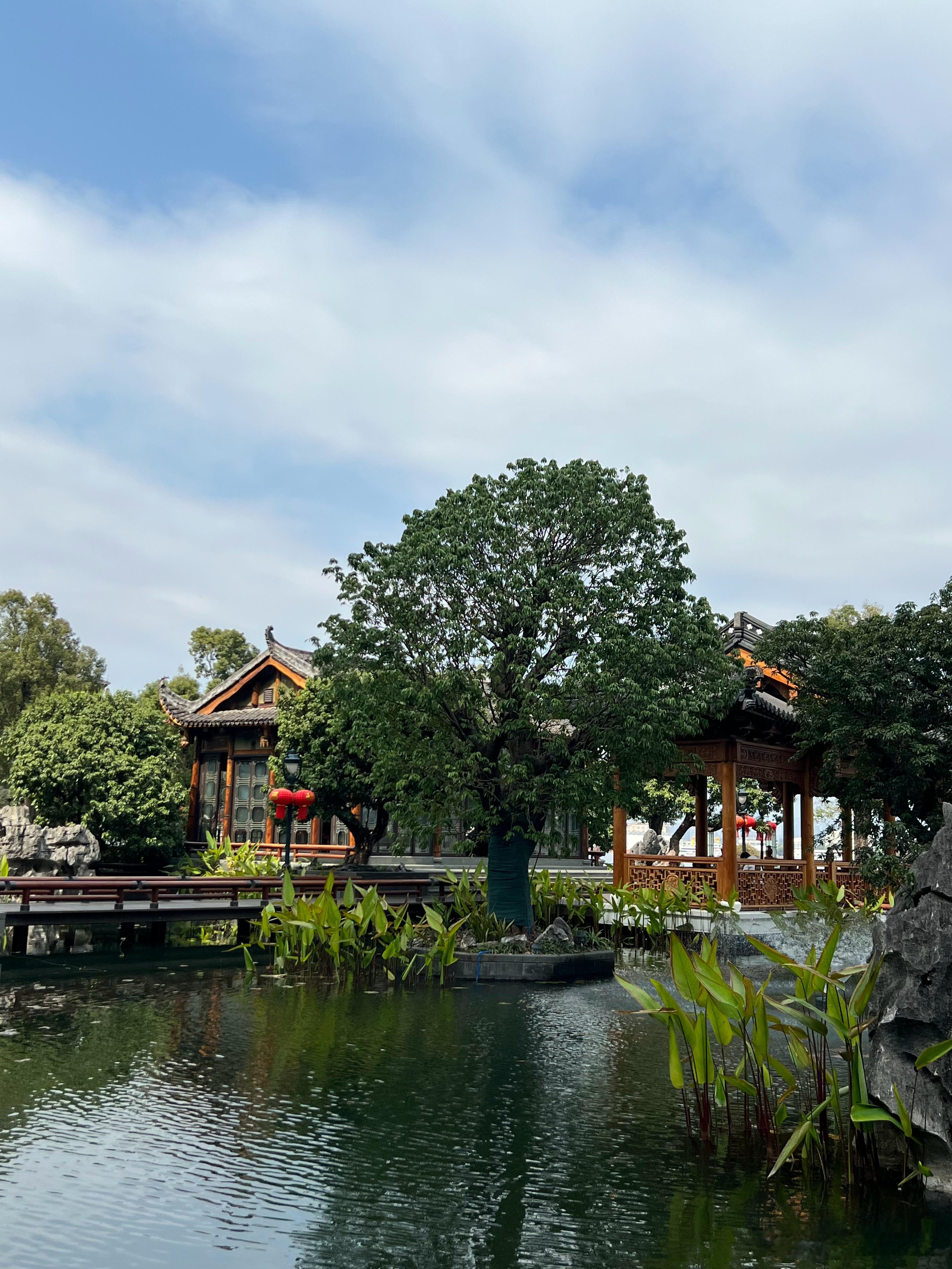 我去年参观广州顶级豪宅区。 