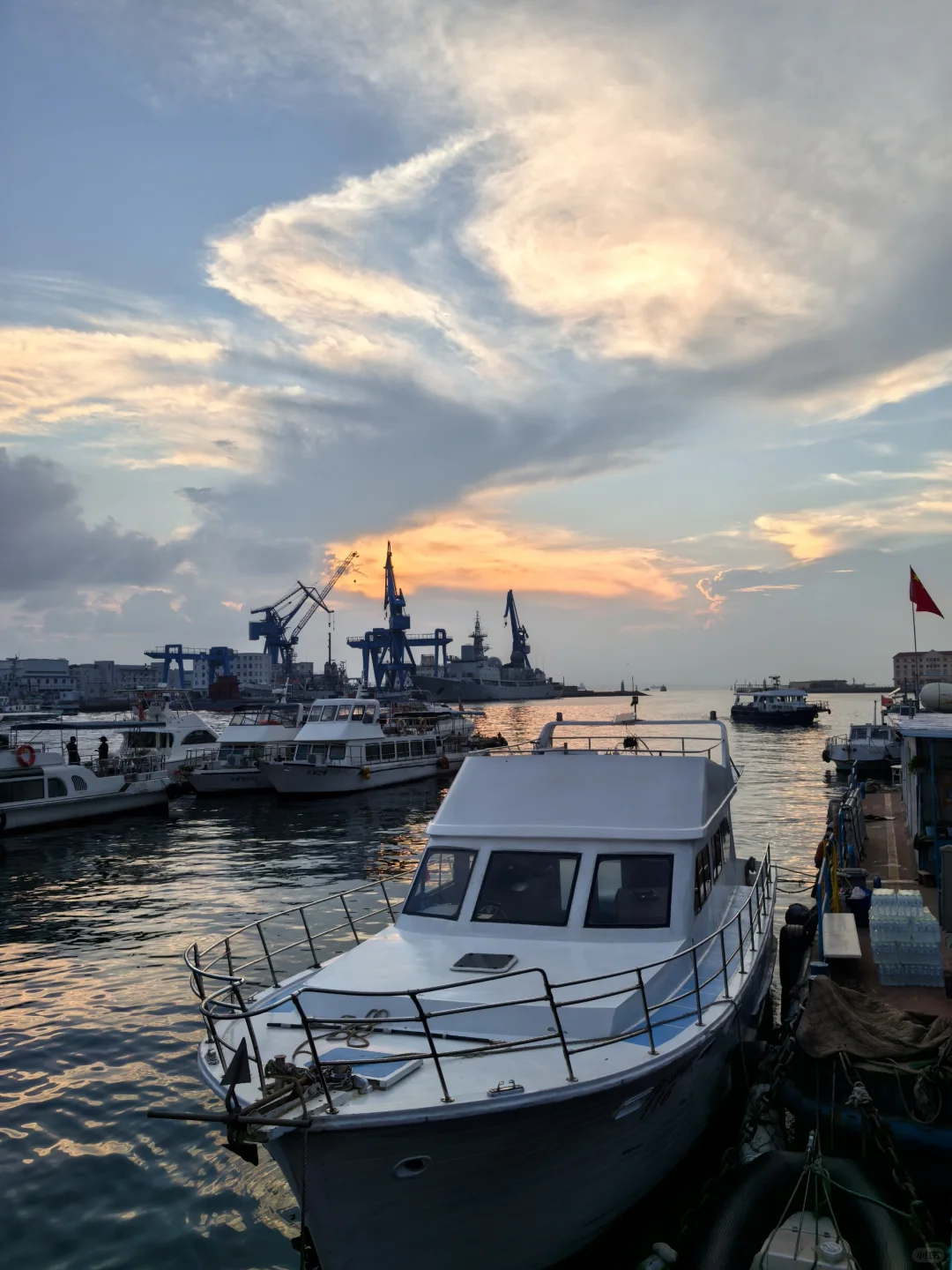 8.18青岛落日 小港渔人码头