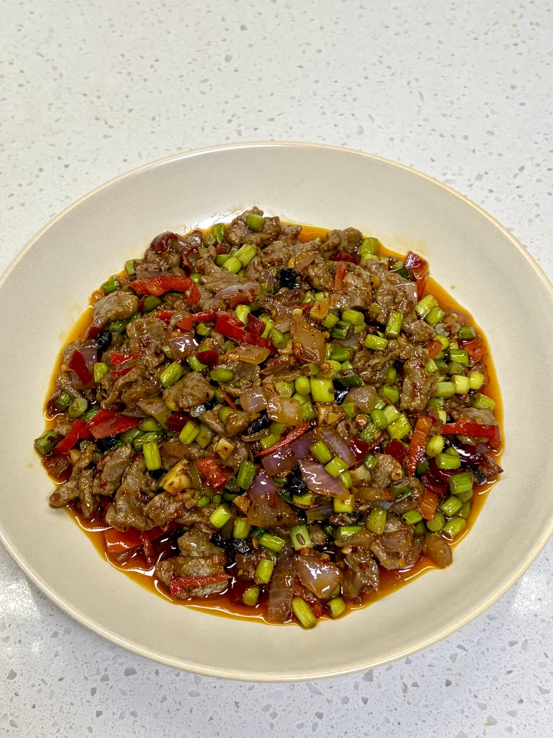 香迷糊的孜然牛肉，附详细做法～