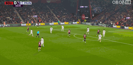 英超】曼联2比2伯恩茅斯▼精彩时刻：第68分钟，扳平比分，克里斯蒂低射破门，曼联