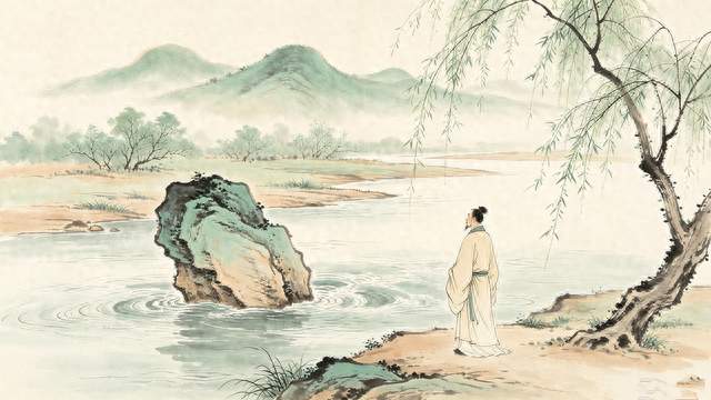磻溪一钓千秋意，乱世诗人孟宾于笔下的怀古幽思