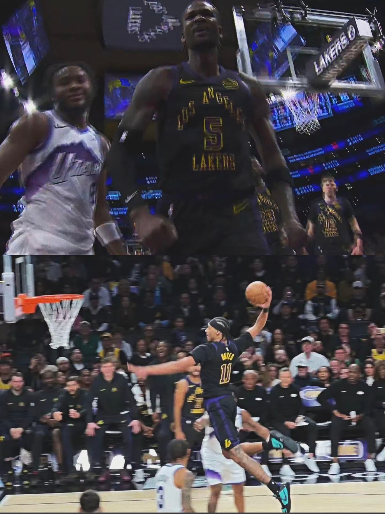 说我们禁区内线没人？开玩笑呢呀？