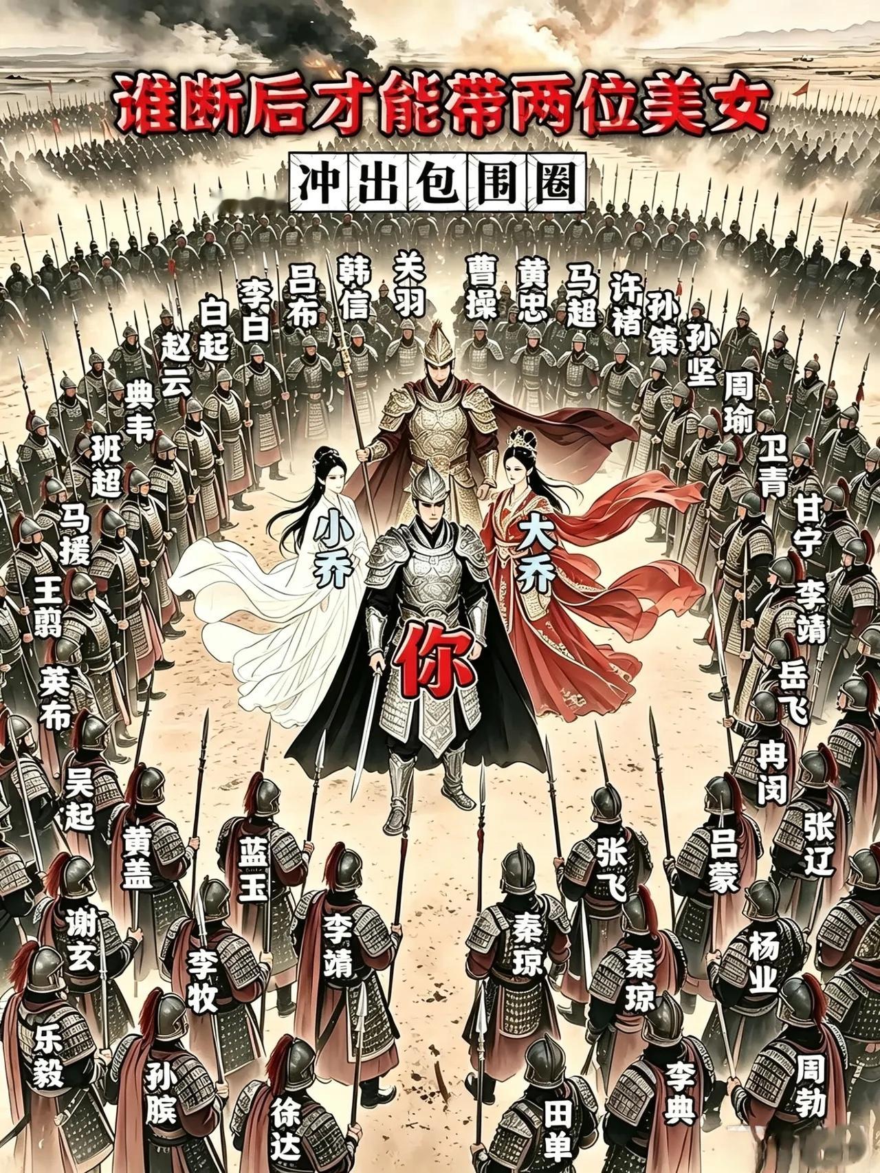 谁断后才能带两位美女冲出包围圈？周末愉快三国