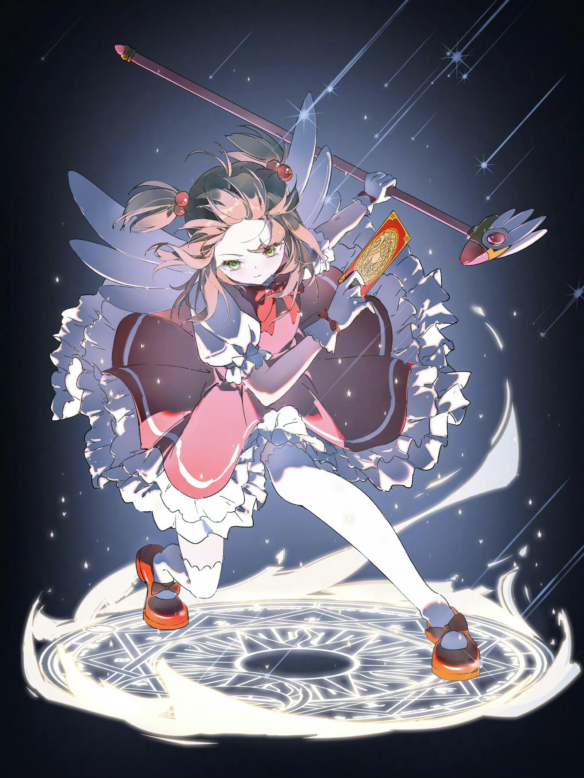 魔卡少女樱木之本樱 光之少女木之本樱太美了.绘：von 