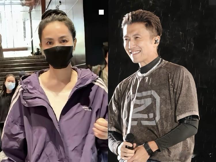 57岁王菲难掩老态，46岁谢霆锋逆生长，昔日金童玉女如今像“母子”？
前几天有网