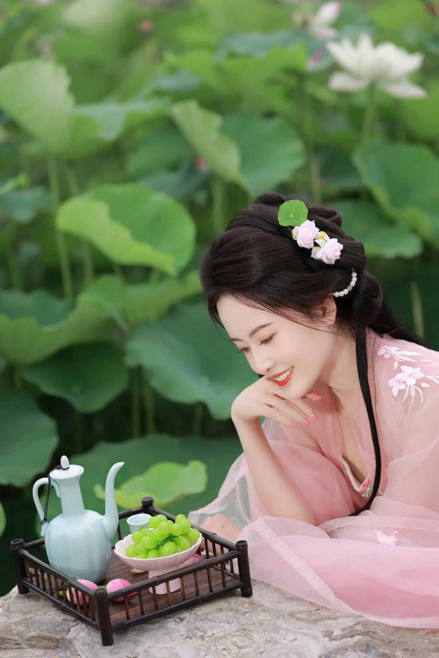 赏荷时🪷。