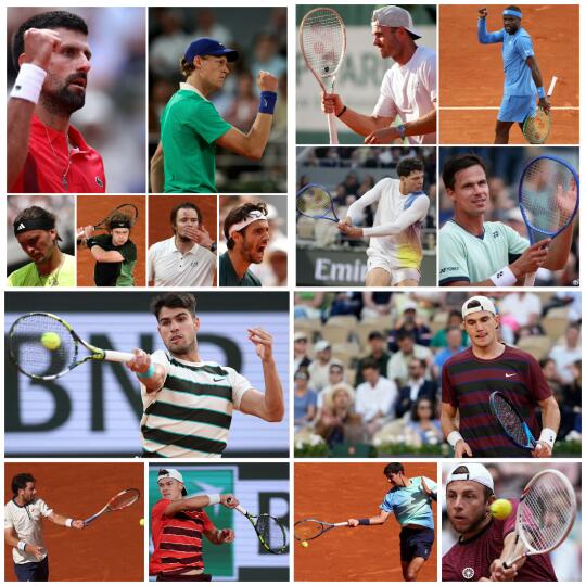 法网2025男单16强都用什么品牌网球拍?HEA