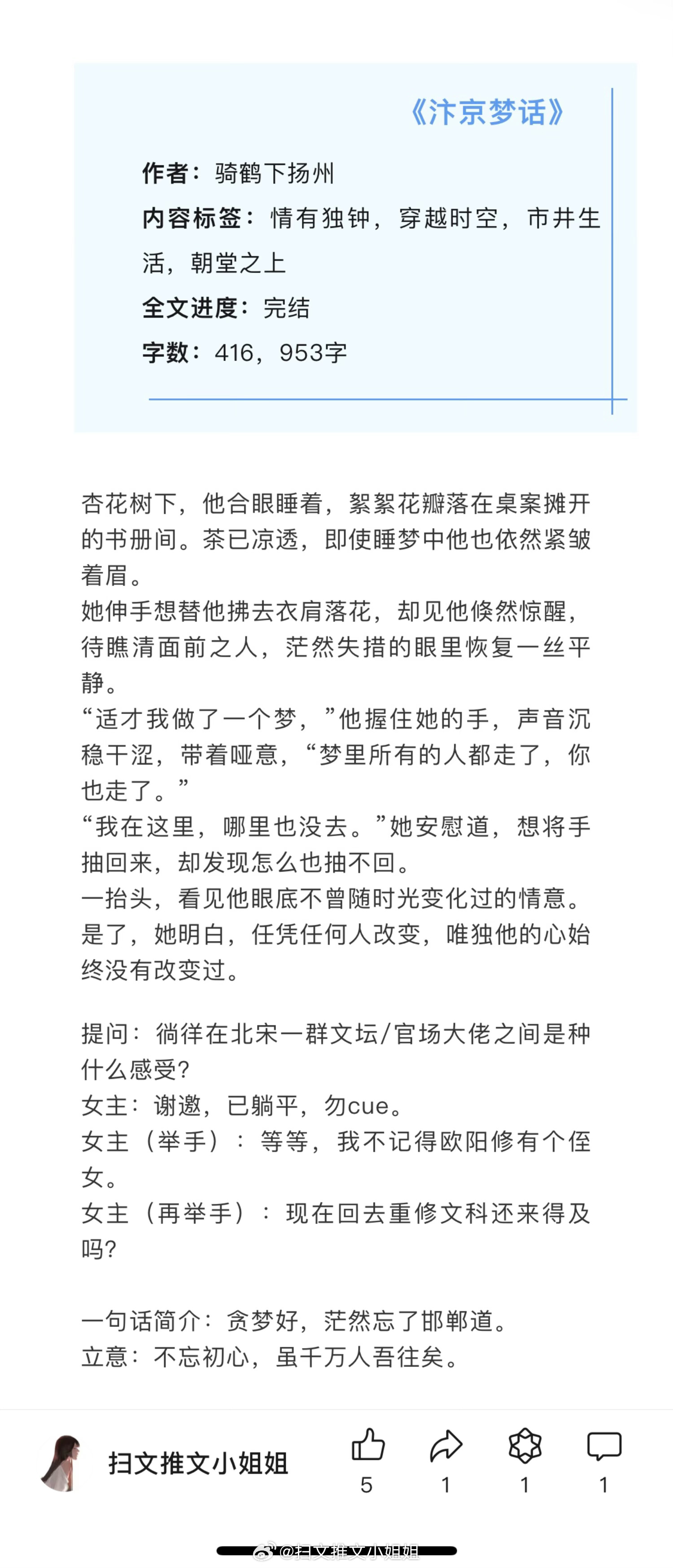 六篇好看的经典言情文，都是已完结的老文，看过的姐妹来推荐反馈排雷呀！[我想开了]