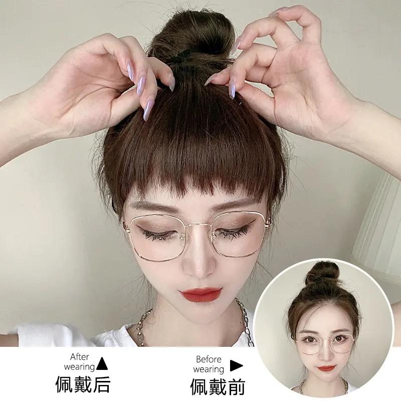 女士选购假发刘海，这几点要重点看 黛丝秀美假发刘海，适合女士任何脸型。真人发丝，