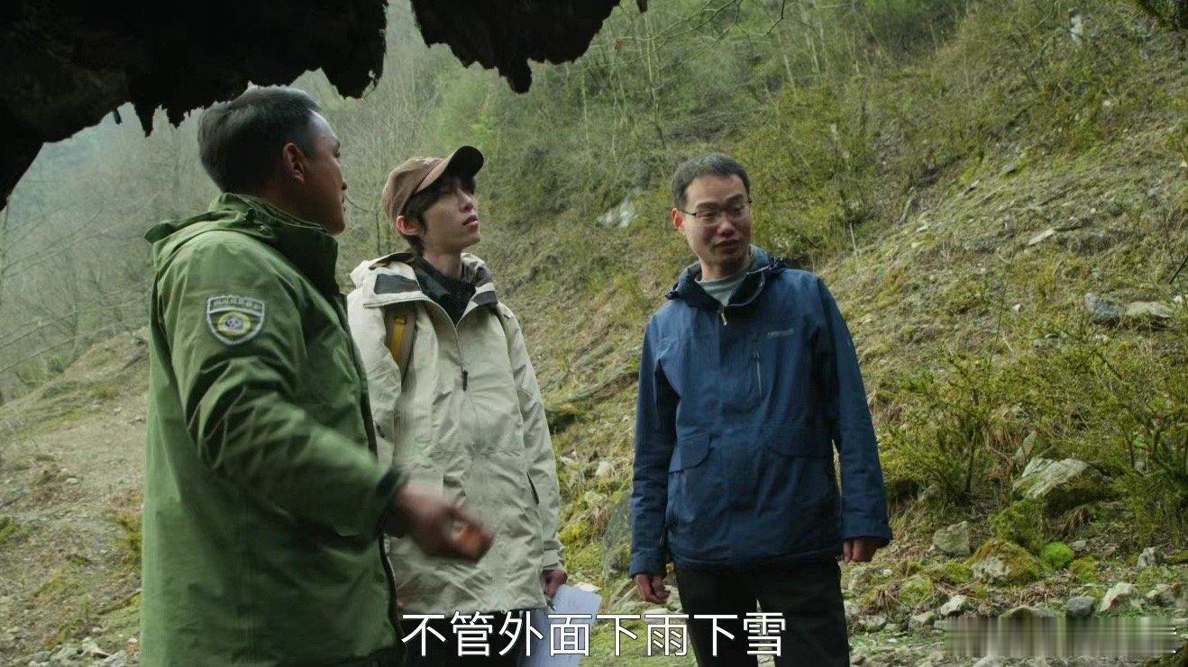 #大熊猫野外巡护粪围感拉满##赵磊体验熊猫捡屎官#  赵磊也太认真的了吧，虽然现