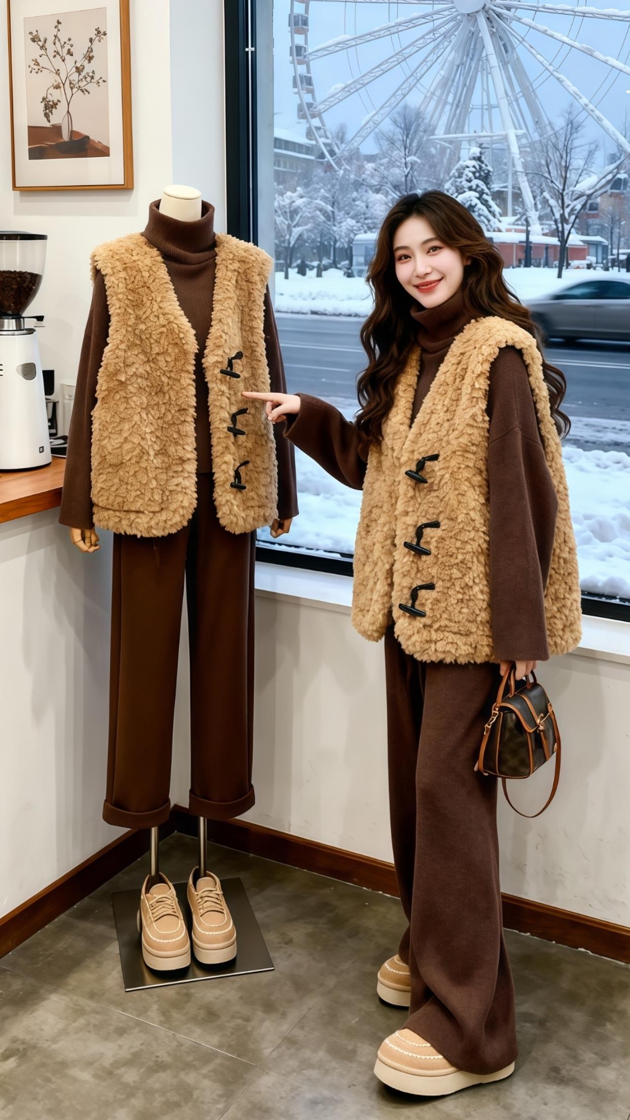 精致穿搭 韩系穿搭  优雅气质 慵懒风穿搭  慵懒风