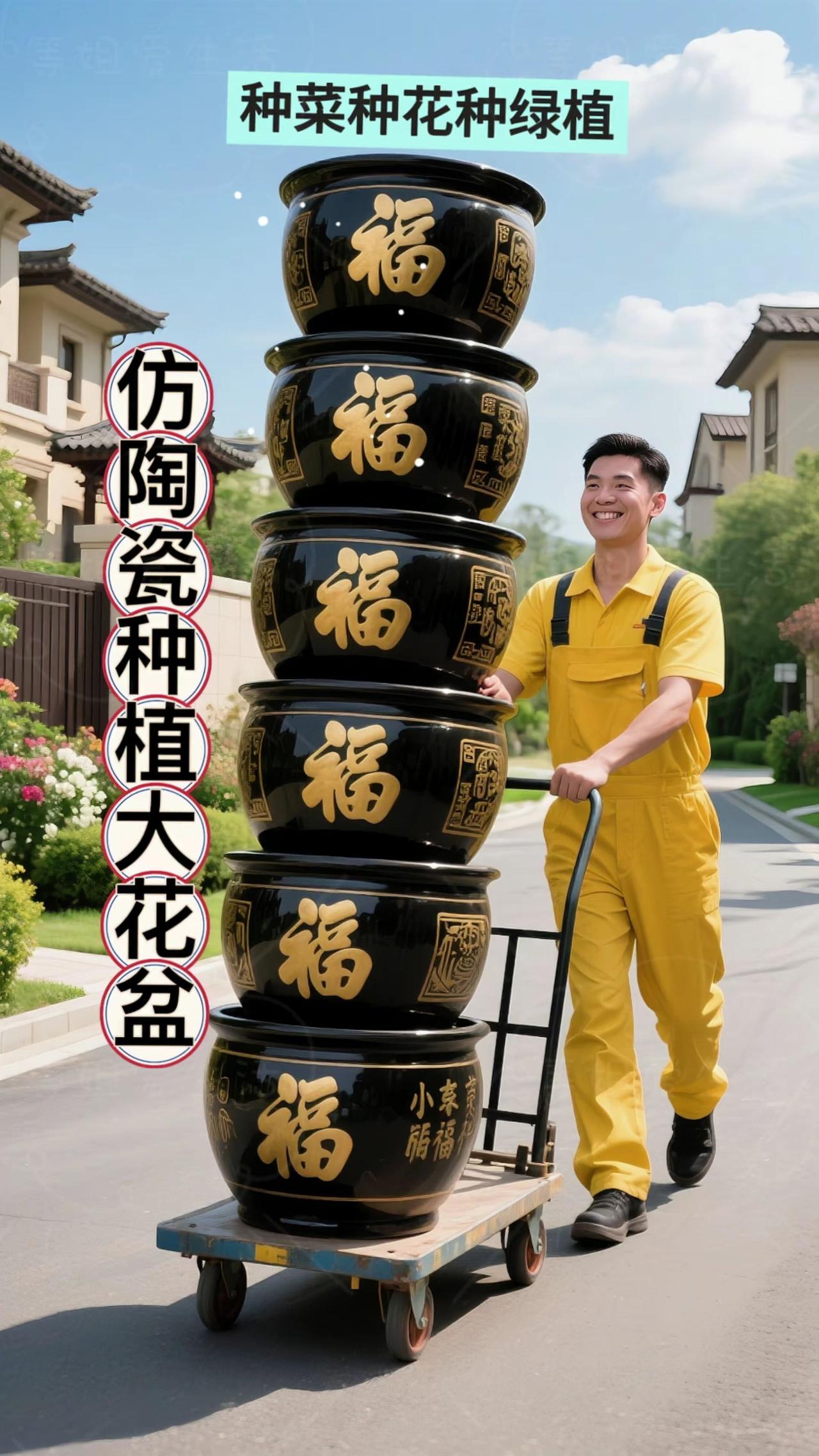 【解锁大型绿植的「奢·华空间」！专属花盆让绿意更出众】

还在为家中霸气的琴叶榕