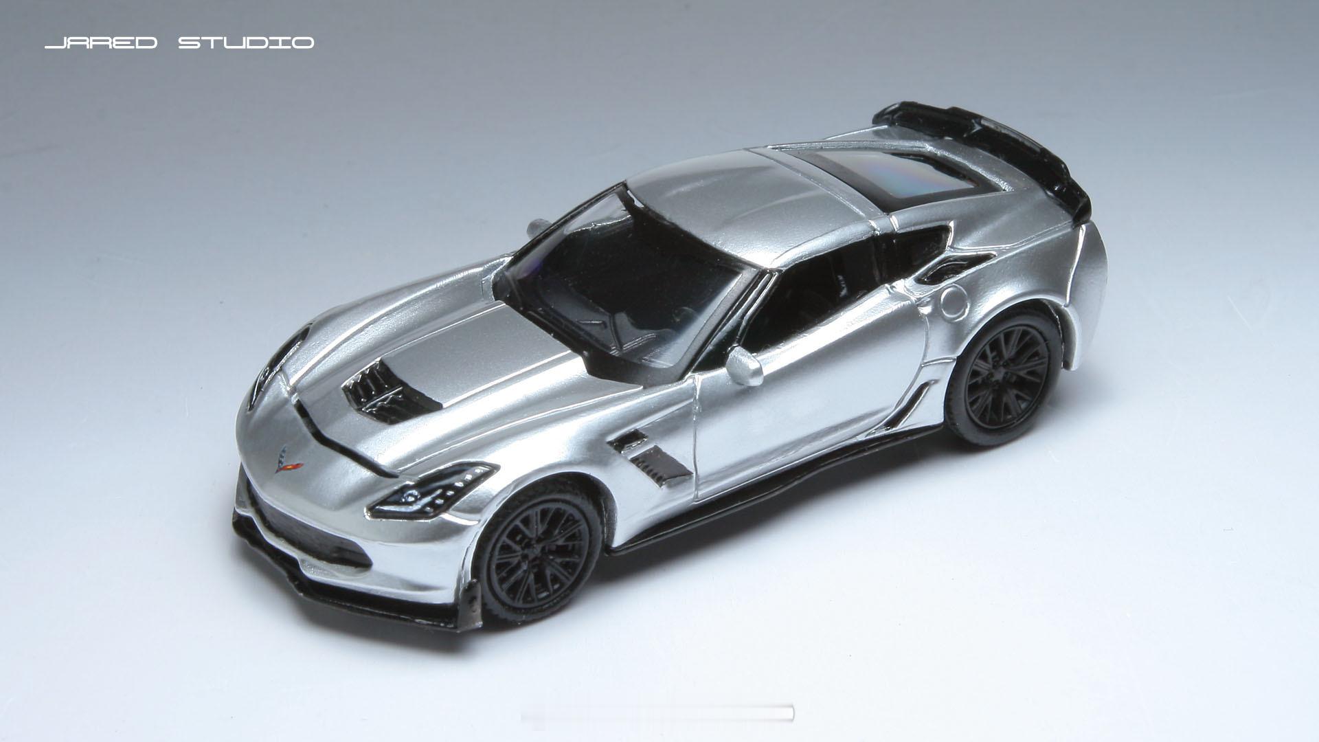 完工一辆Auto World的克尔维特Z06改色，好像还是第一次大改AW的车，铸