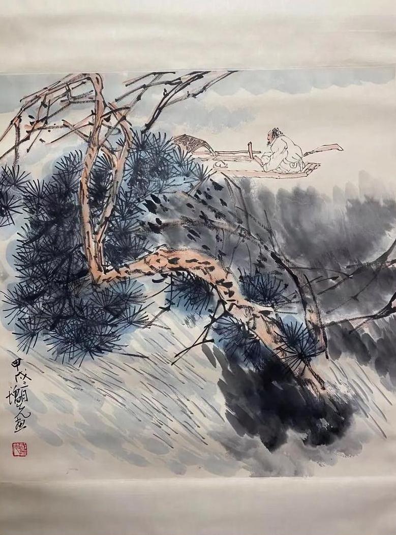 上联：风急舟归松招手
下联：[比心]

网络图片/诚谢侵删