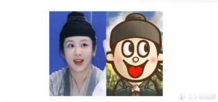 #杨紫新剧造型好像旺仔#怪不得长相思这部新剧特别的爆，原来是旺仔在守护旺旺旺。不